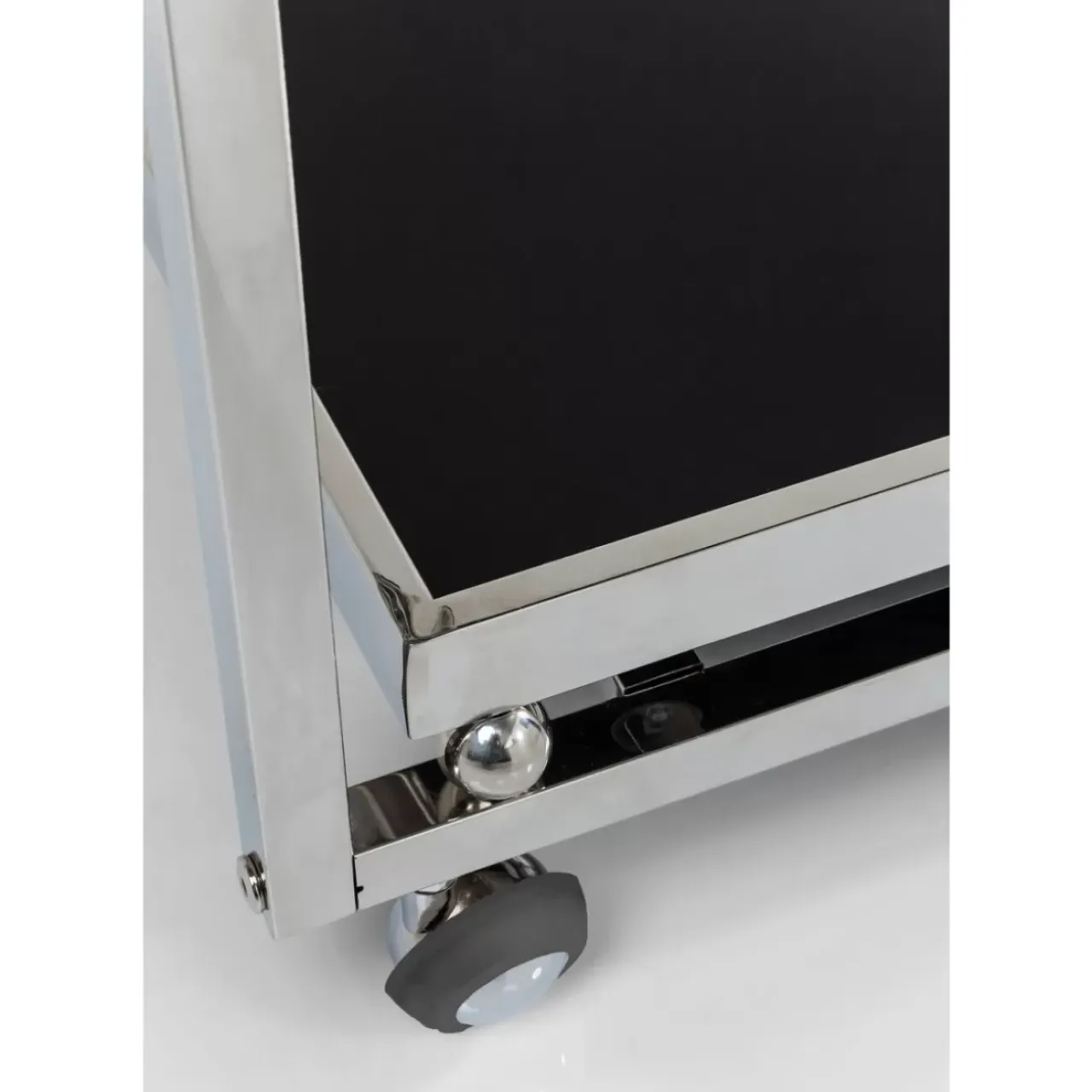 Tische-KARE Design Servierwagen Barfly Silber