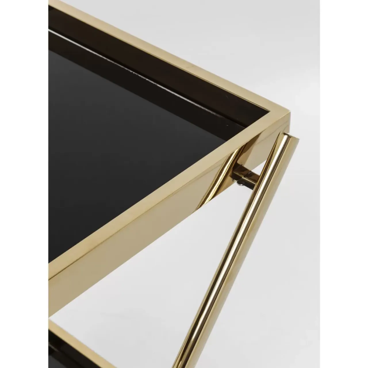 Tische-KARE Design Servierwagen Casino Gold