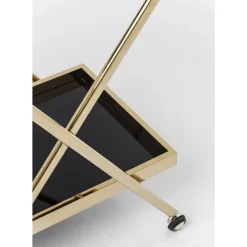 Tische-KARE Design Servierwagen Casino Gold