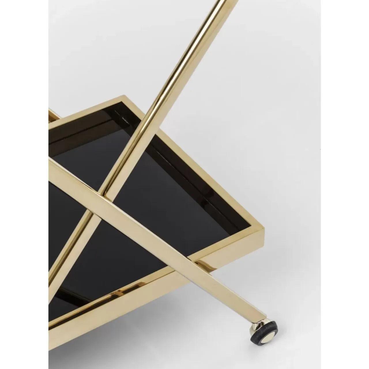 Tische-KARE Design Servierwagen Casino Gold