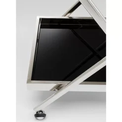 Tische-KARE Design Servierwagen Casino Silber