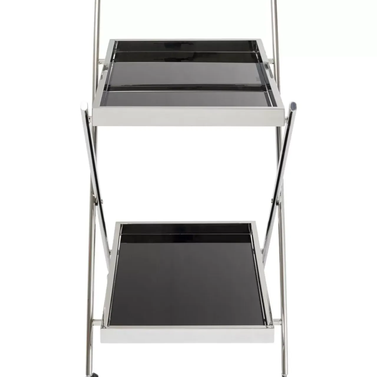 Tische-KARE Design Servierwagen Casino Silber