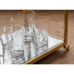 Tische-KARE Design Servierwagen Classy Gold