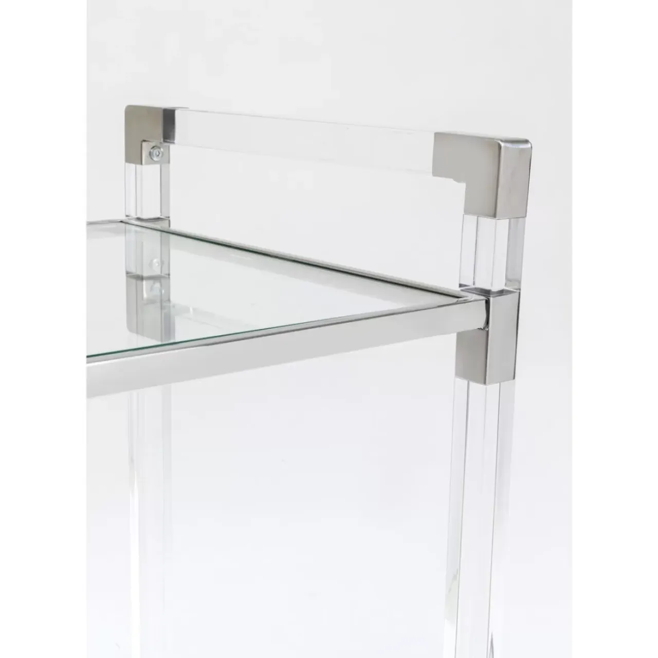 Tische-KARE Design Servierwagen Josy Silber