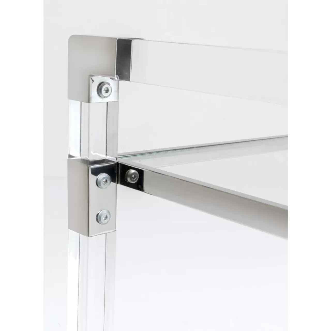 Tische-KARE Design Servierwagen Josy Silber