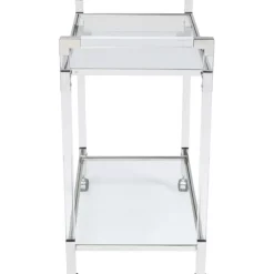 Tische-KARE Design Servierwagen Josy Silber