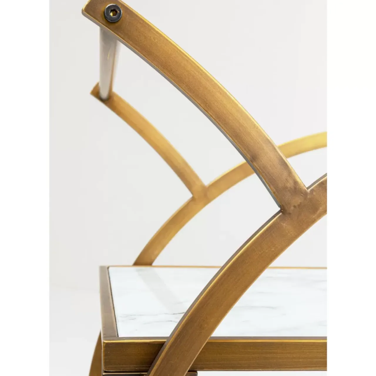 Tische-KARE Design Servierwagen Loft Brass