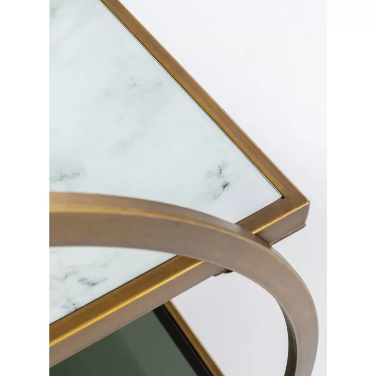 Tische-KARE Design Servierwagen Loft Brass