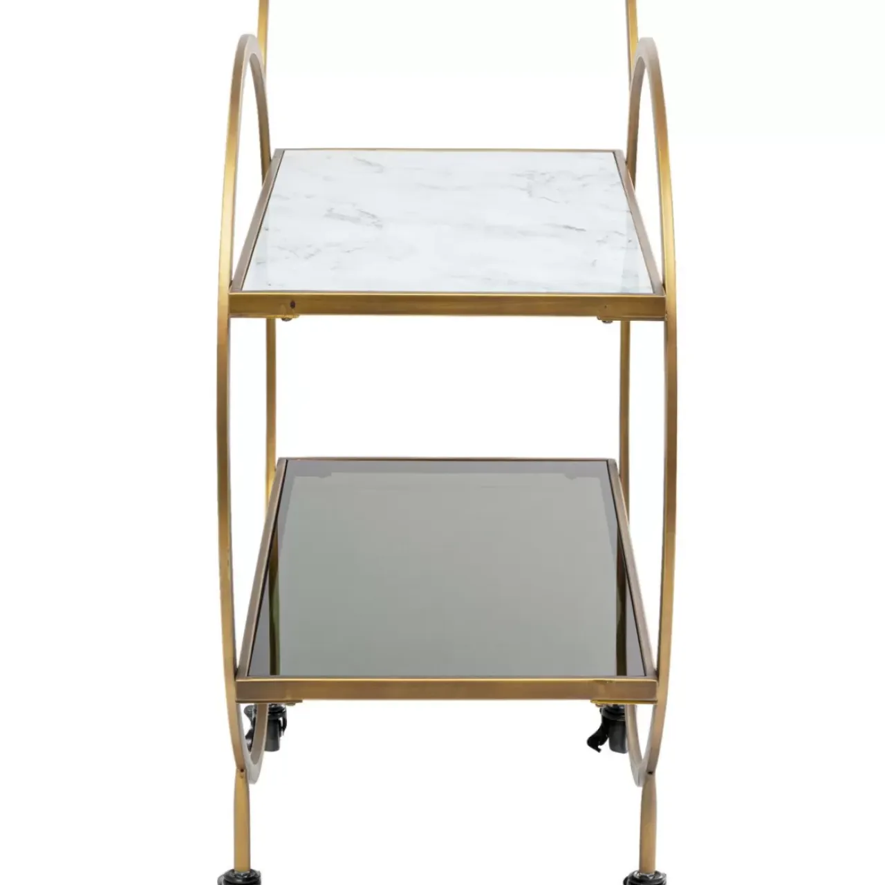 Tische-KARE Design Servierwagen Loft Brass