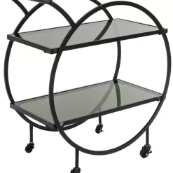 Tische-KARE Design Servierwagen Loft Schwarz