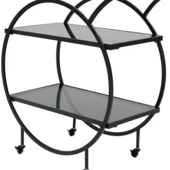Tische-KARE Design Servierwagen Loft Schwarz