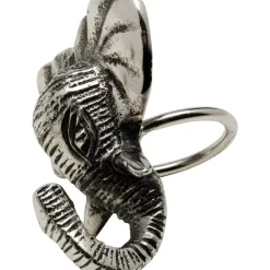 Geschirr & Tischaccessoires-KARE Design Serviettenring Happy Elephants (4/Set)