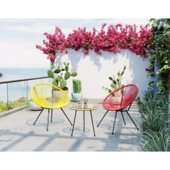 Outdoormöbel-KARE Design Sessel Acapulco Cherry