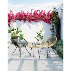 Outdoormöbel-KARE Design Sessel Acapulco Natur