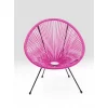 Outdoormöbel-KARE Design Sessel Acapulco Pink