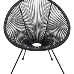 Outdoormöbel-KARE Design Sessel Acapulco Schwarz