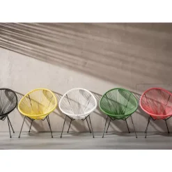 Outdoormöbel-KARE Design Sessel Acapulco Schwarz
