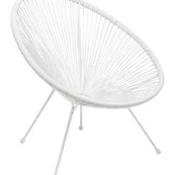 Outdoormöbel-KARE Design Sessel Acapulco Weiss