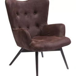 Sessel-KARE Design Sessel Angels Wings Black Brown Eco