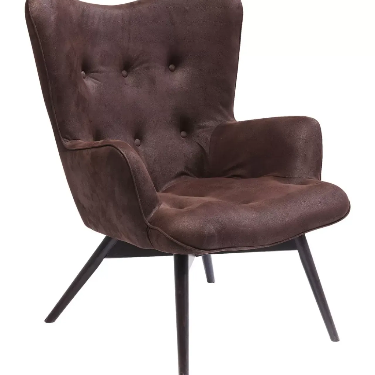Sessel-KARE Design Sessel Angels Wings Black Brown Eco