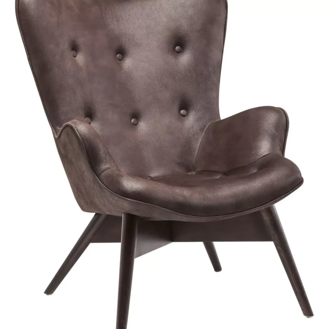 Sessel-KARE Design Sessel Angels Wings Black Brown Eco