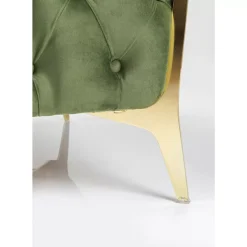 Sessel-KARE Design Sessel Bellissima Velvet Grun 120Cm