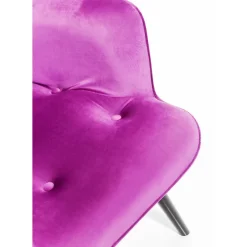 Sessel-KARE Design Sessel Black Vicky Velvet Purple