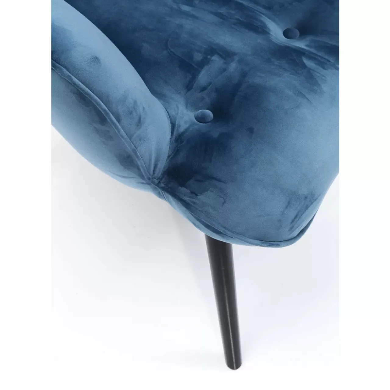 Sessel-KARE Design Sessel Black Vicky Velvet Petrol
