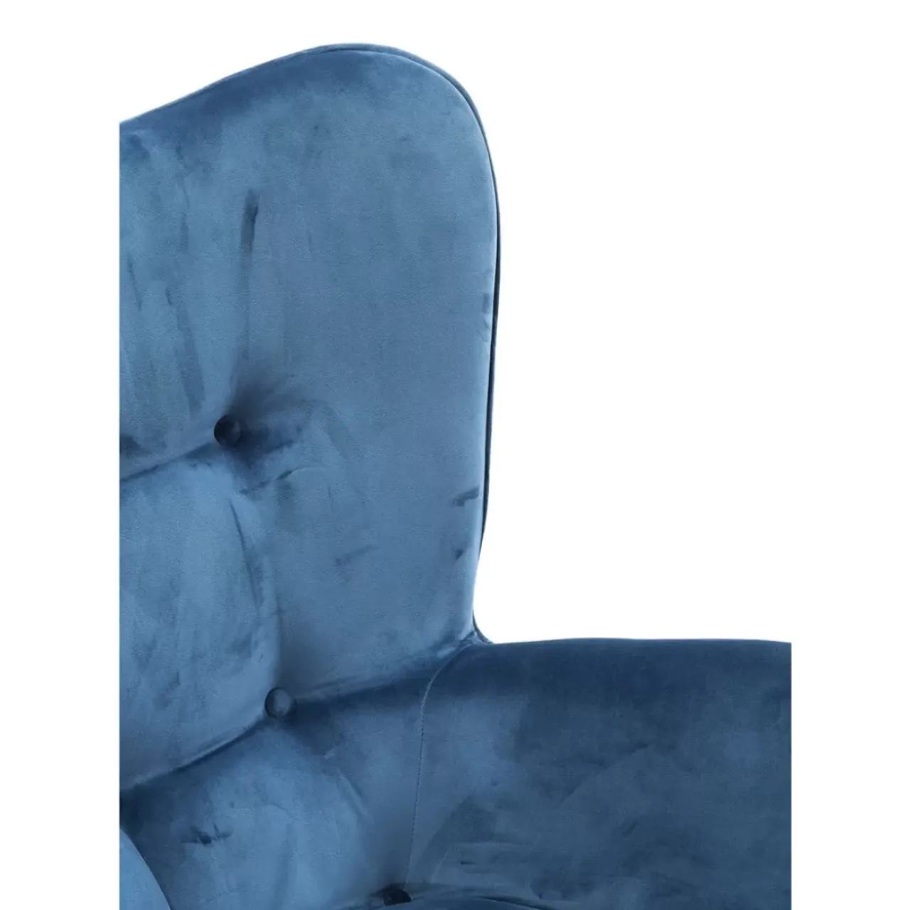 Sessel-KARE Design Sessel Black Vicky Velvet Petrol