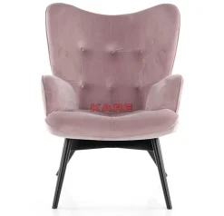 Sessel-KARE Design Sessel Black Vicky Velvet Rose