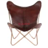 Sessel-KARE Design Sessel Butterfly Braun