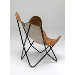Sessel-KARE Design Sessel California Leder Braun