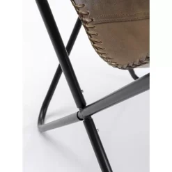 Sessel-KARE Design Sessel California Leder Dunkelbraun