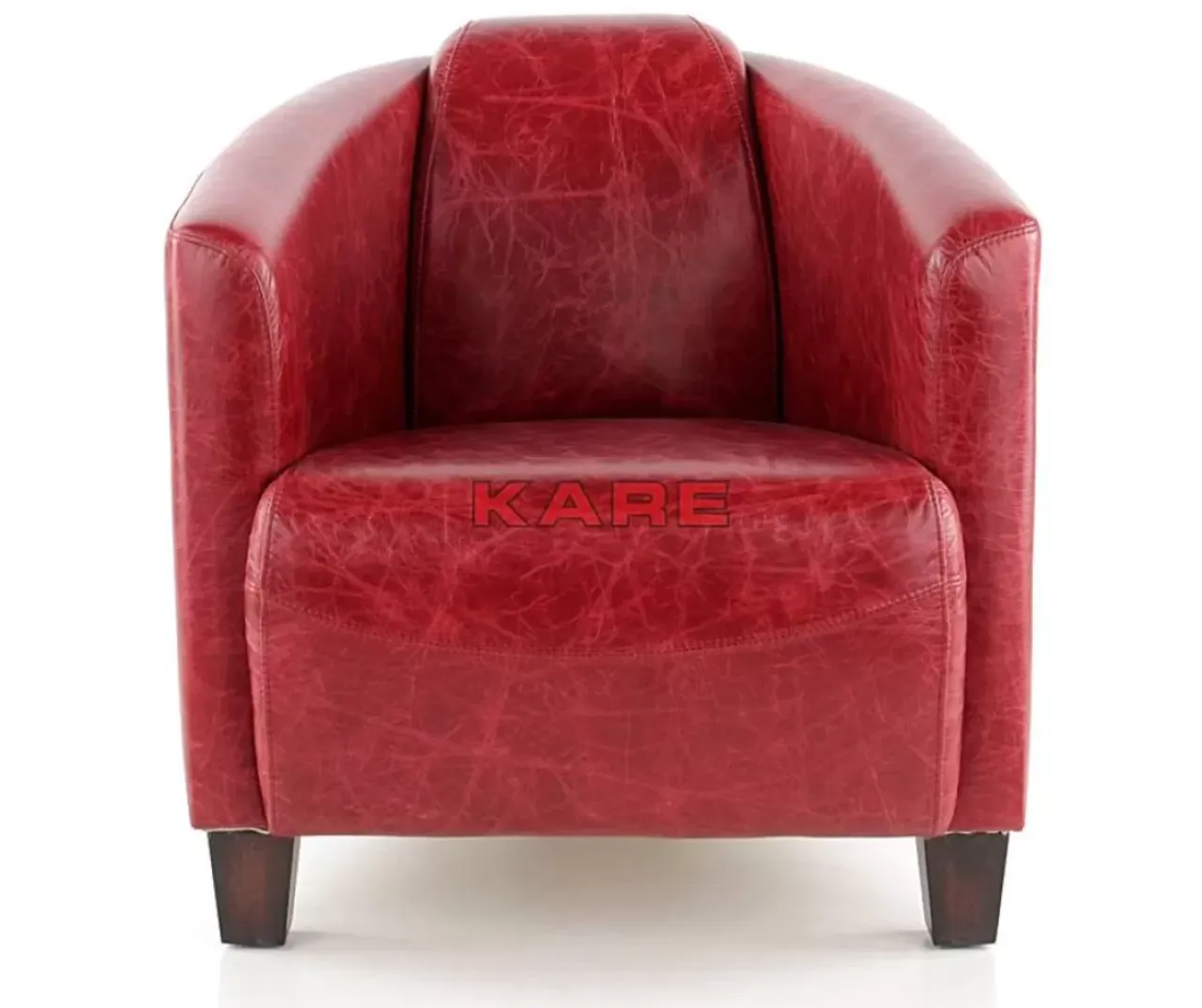 Sessel-KARE Design Sessel Cigar Lounge Red