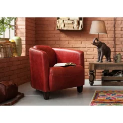 Sessel-KARE Design Sessel Cigar Lounge Red