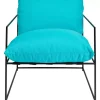 Outdoormöbel-KARE Design Sessel Cuby Garden Blau