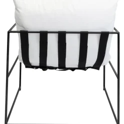 Outdoormöbel-KARE Design Sessel Cuby Garden Weis