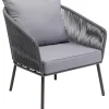 Outdoormöbel-KARE Design Sessel Elba Grau