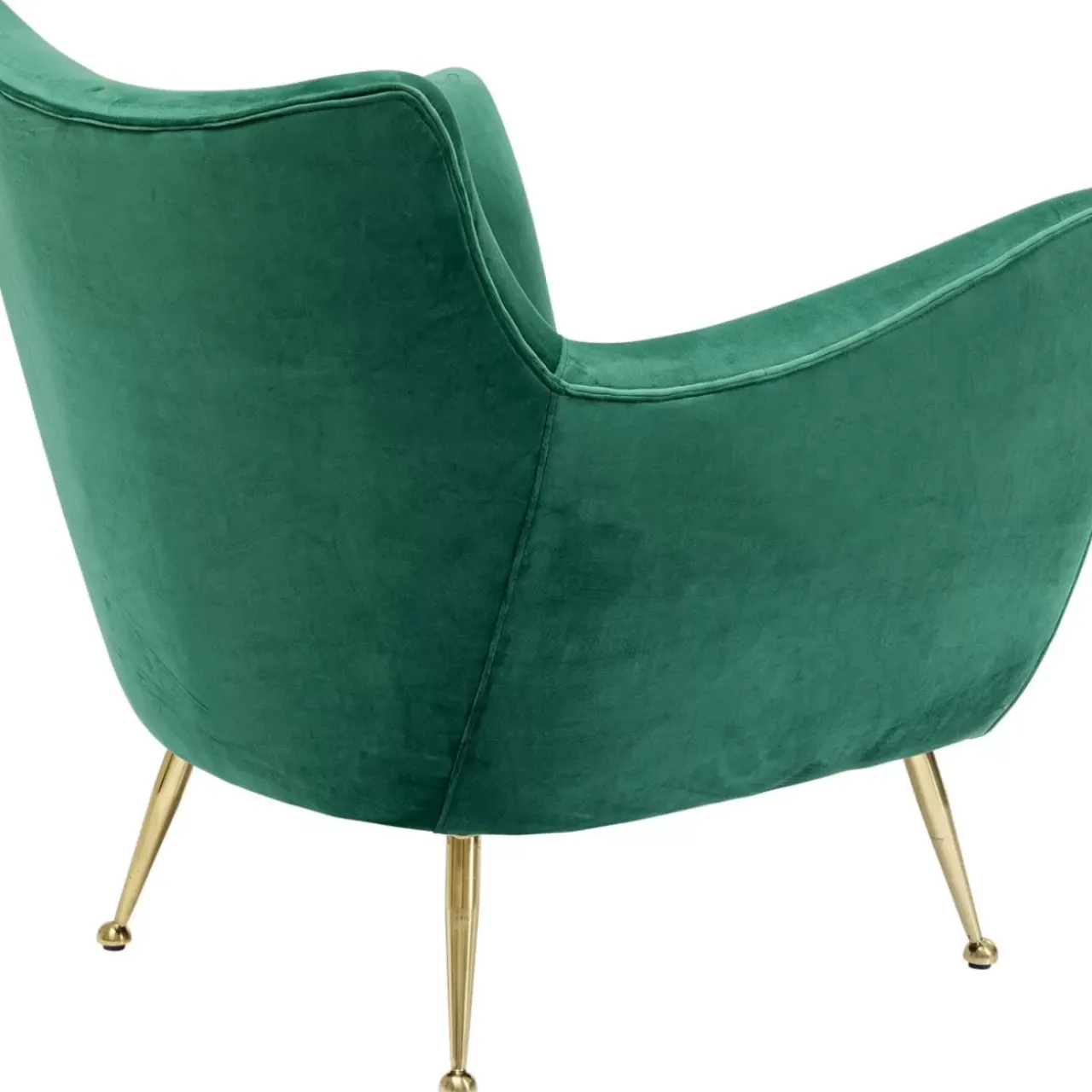 Sessel-KARE Design Sessel Goldfinger Grun