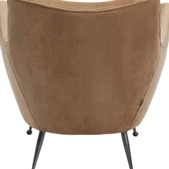 Sessel-KARE Design Sessel Goldfinger Taupe