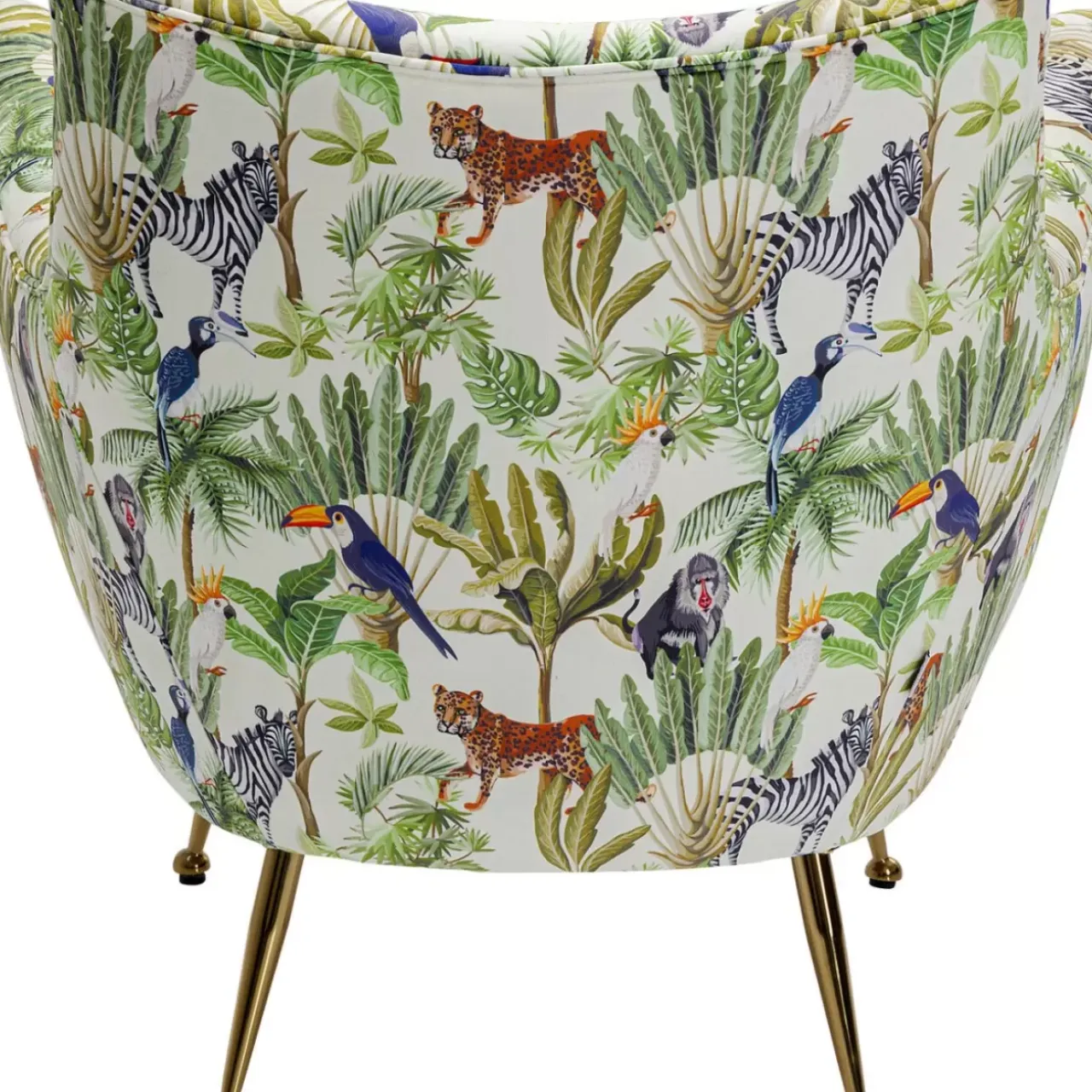 Sessel-KARE Design Sessel Goldfinger Tropical