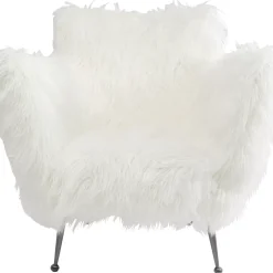 Sessel-KARE Design Sessel Goldfinger Weis