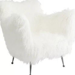 Sessel-KARE Design Sessel Goldfinger Weis