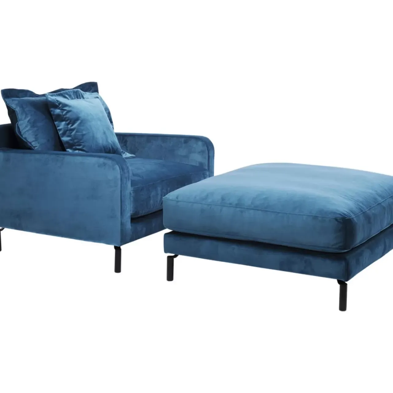 Sessel-KARE Design Sessel Lullaby Petrol