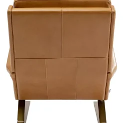 Sessel-KARE Design Sessel Mit Hocker Breno Braun
