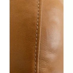 Sessel-KARE Design Sessel Mit Hocker Breno Braun