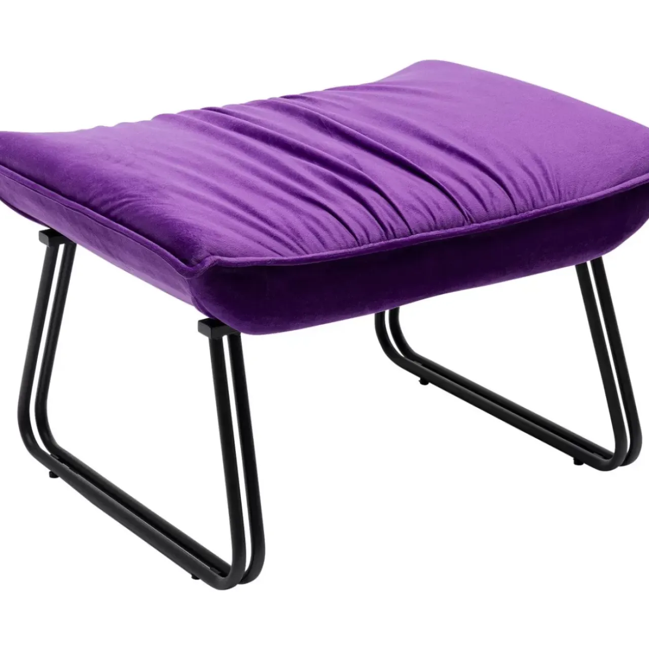 Sessel-KARE Design Sessel Mit Hocker Snuggle Lila (2/Tlg)