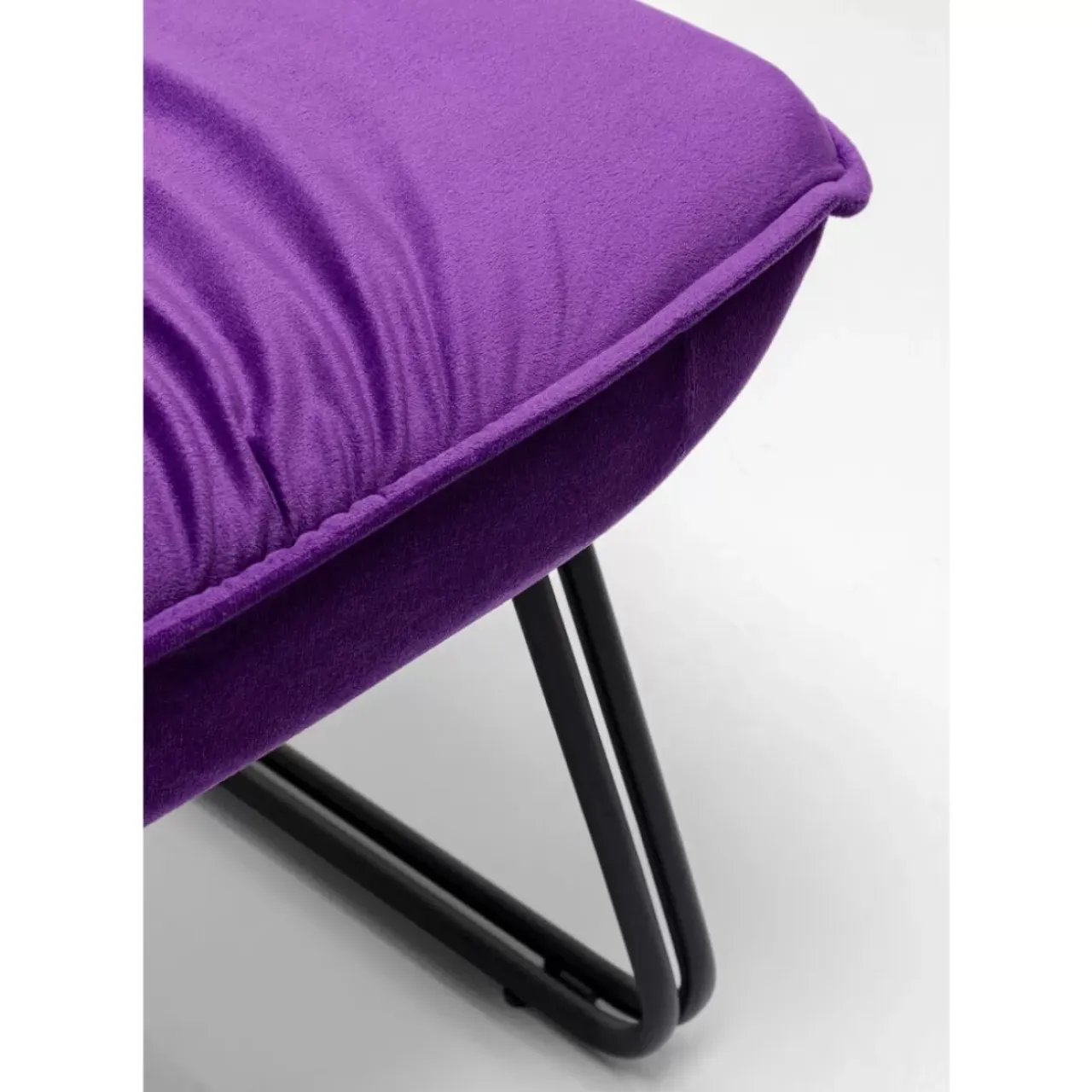 Sessel-KARE Design Sessel Mit Hocker Snuggle Lila (2/Tlg)