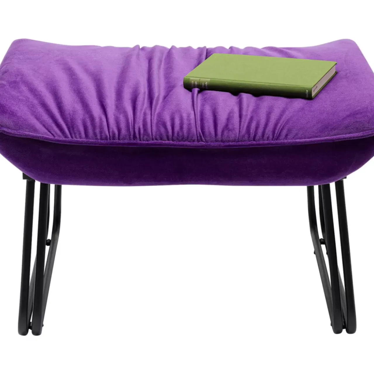 Sessel-KARE Design Sessel Mit Hocker Snuggle Lila (2/Tlg)