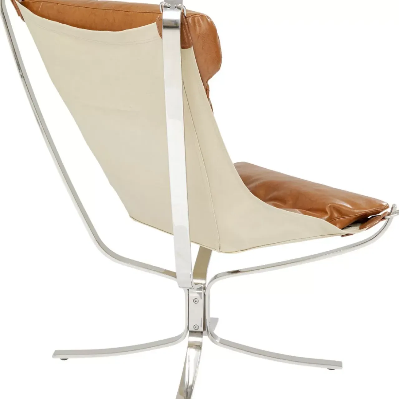 Sessel-KARE Design Sessel Mit Hocker Washington Braun